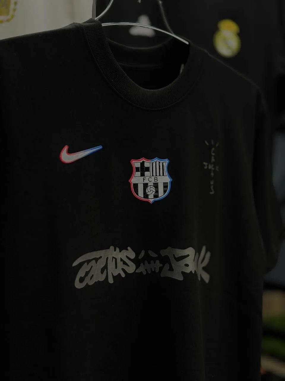 Barcelona X Traviscot  Black Edition Drop Shoulder T-Shirt