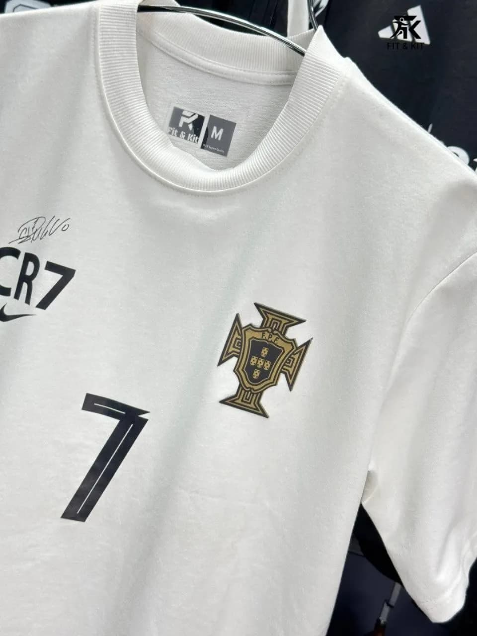 Ronaldo-7  Edition Drop Shoulder T-Shirt White 