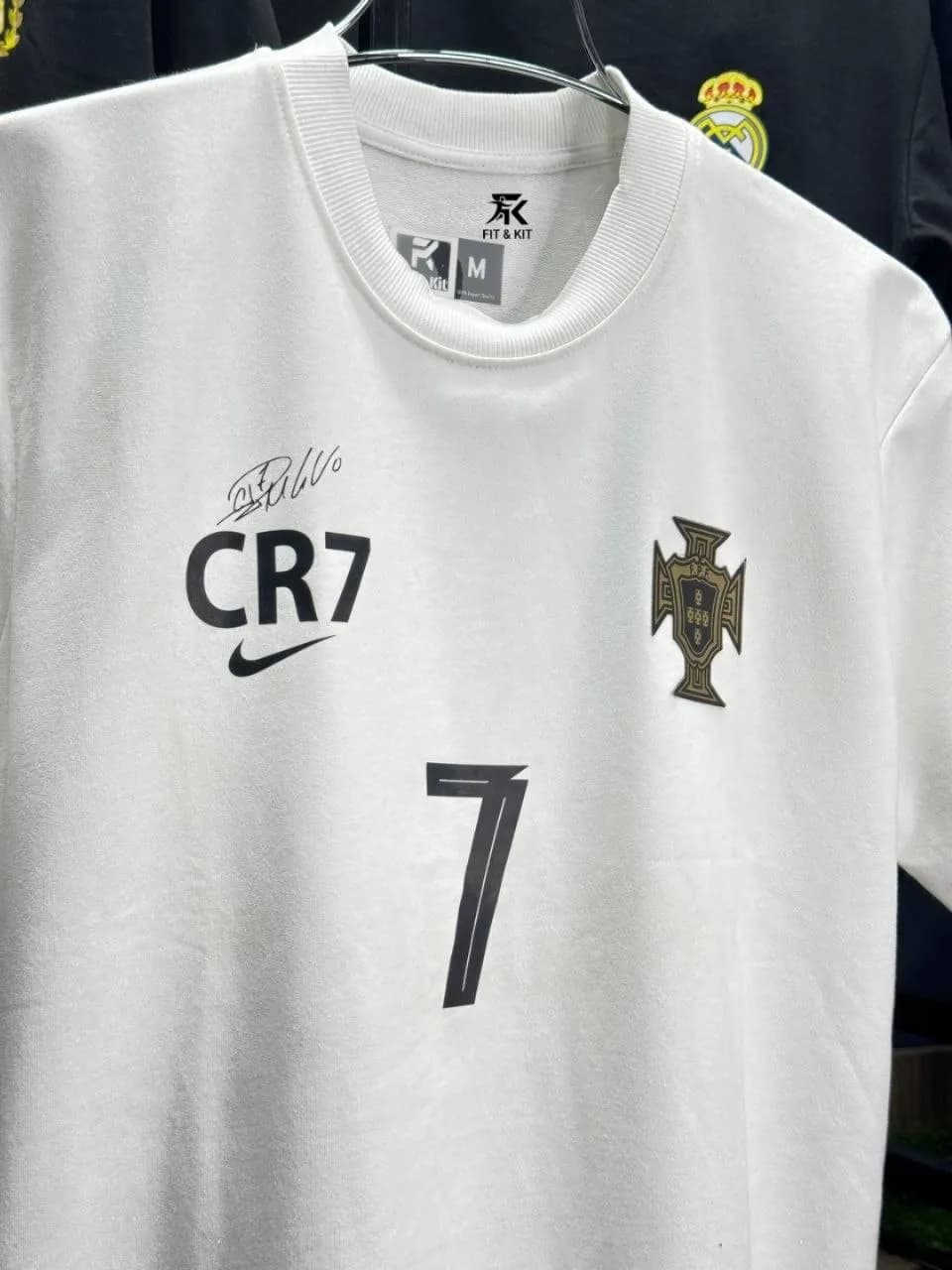 Ronaldo-7  Edition Drop Shoulder T-Shirt White 