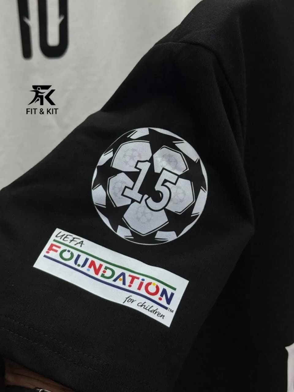Real Madrid Black  Edition Drop Shoulder T-Shirt
